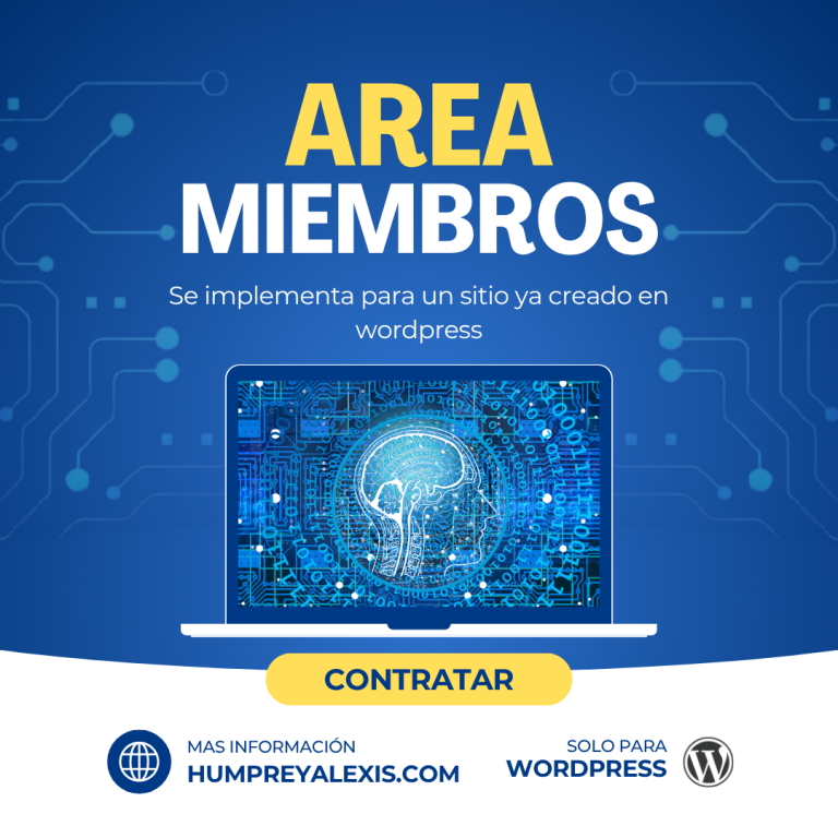 Creamos un área de miembros en wordpress