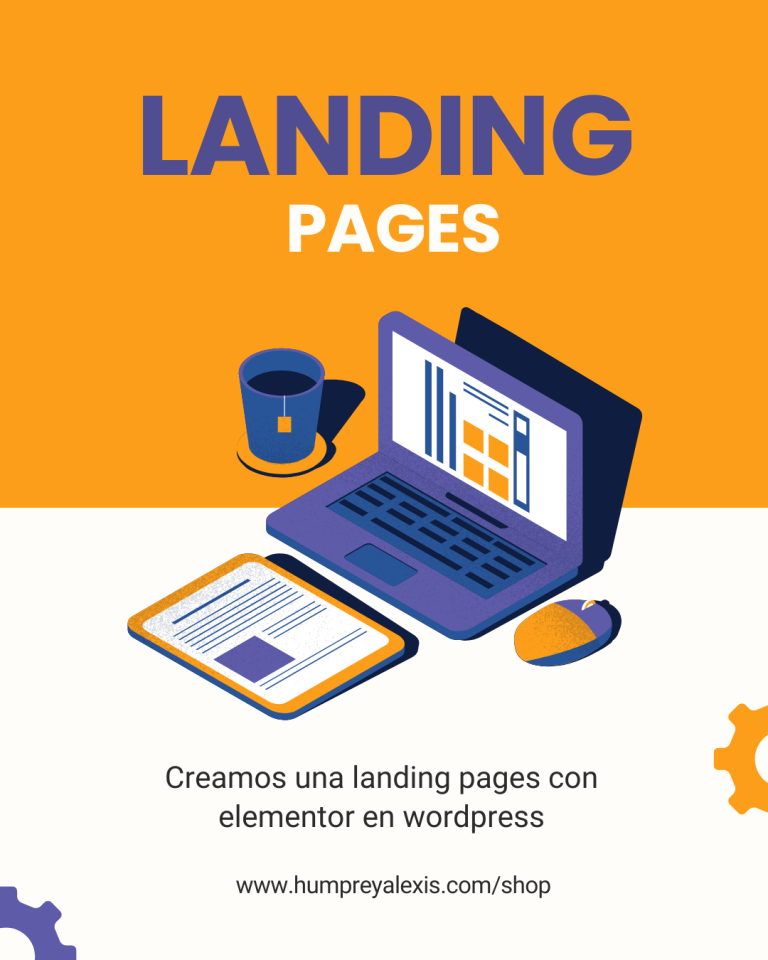 Creamos una landing pages con elementor en un wordpress