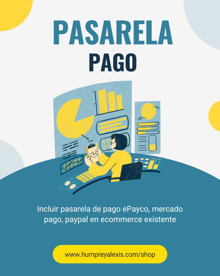 Incluir pasarela de pago en ecommerce existente