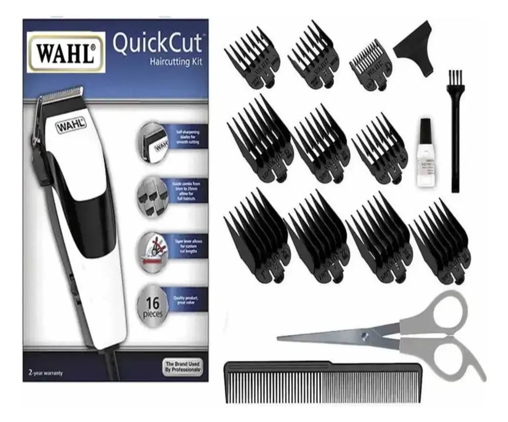 Maquina De Peluquería Wahl Quick Cut 16 piezas - Imagen 2